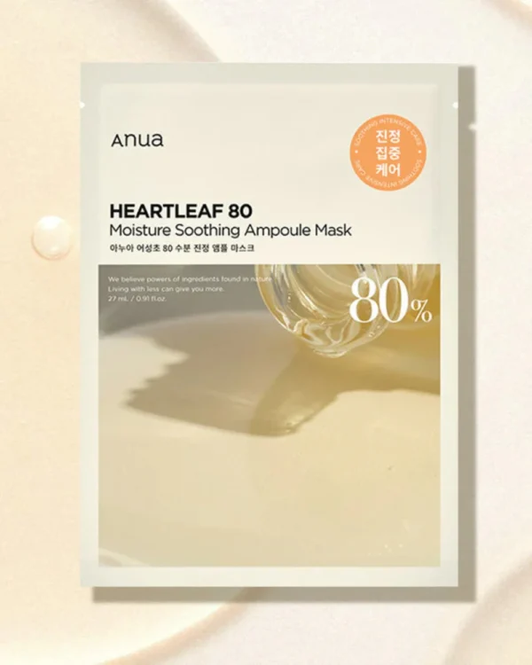 Anua - Heartleaf 80 Moisture Soothing Ampoule Mask