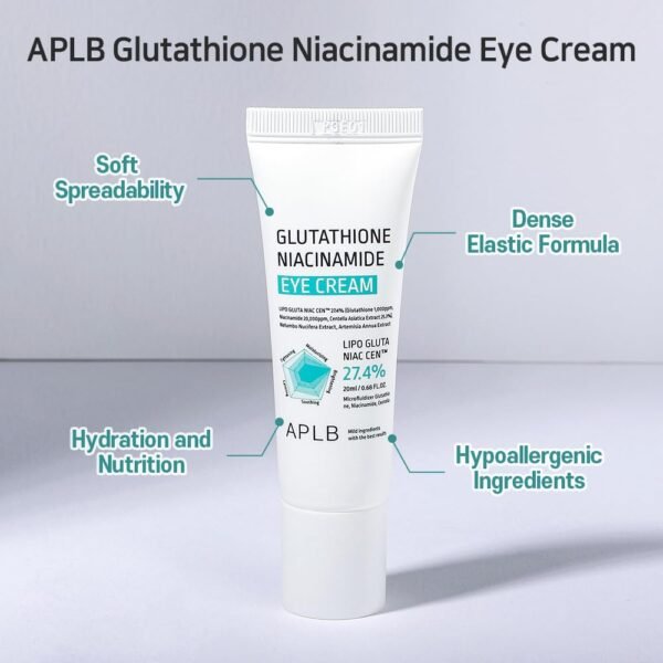 APLB - Glutathione Niacinamide Eye Cream 20ml - Image 3