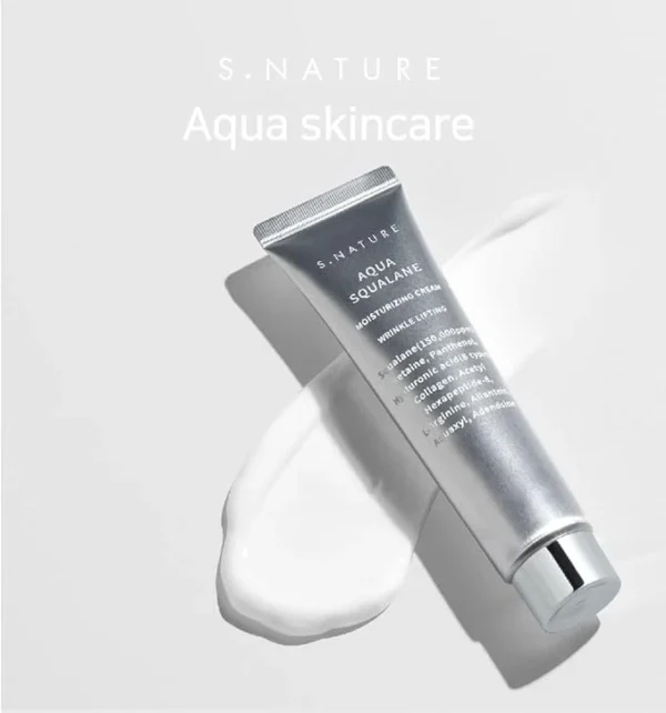 S.NATURE - Aqua Squalane Moisturizing Cream Jumbo 80ml - Image 5