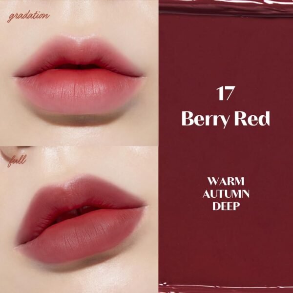 ETUDE -  Fixing Tint #17 Berry Red - Image 2